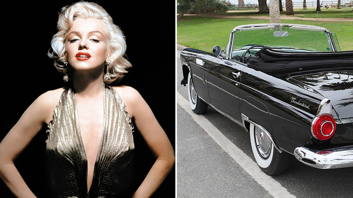 Cabrio van Marilyn Monroe brengt bijna 500.000 dollar op!