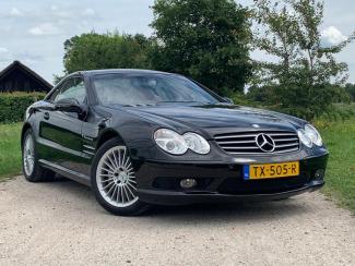 Mercedes SL55 AMG zwart 2003