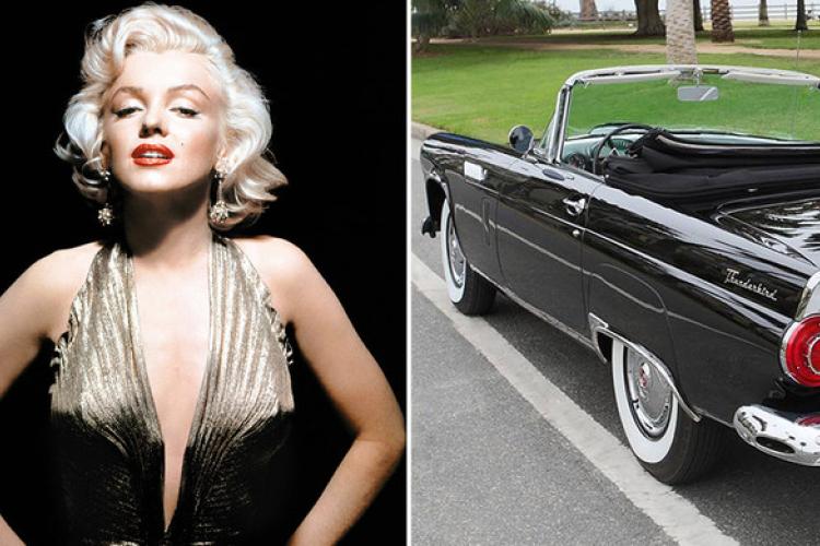 Cabrio van Marilyn Monroe brengt bijna 500.000 dollar op!